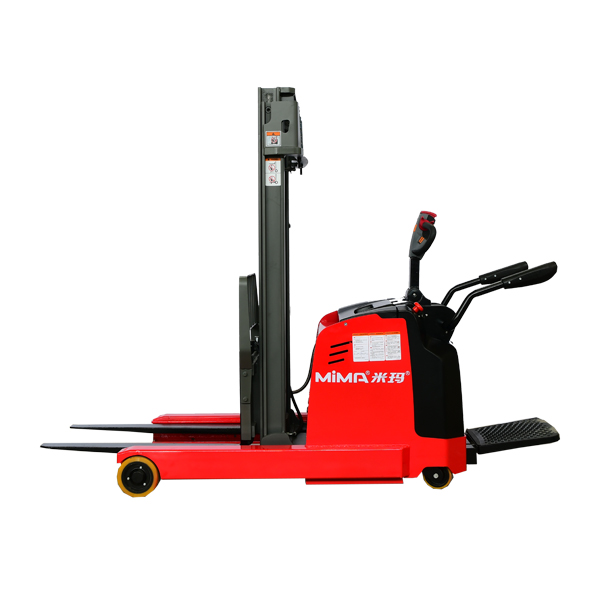 Stand On Electric Reach Stacker Truck MFA